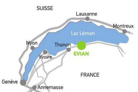 Carte Lac Leman
